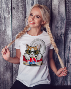 Gato con gafas